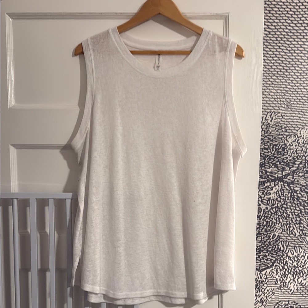 White Sleeveless Top by Athleta